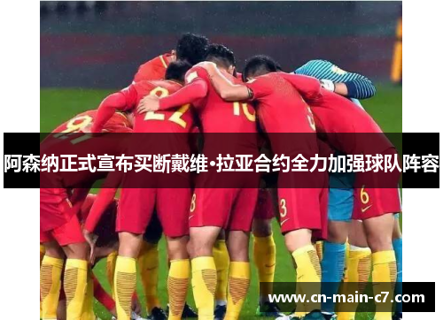 阿森纳正式宣布买断戴维·拉亚合约全力加强球队阵容 阿森纳正式宣布买断戴维·拉亚合约全力加强球队阵容